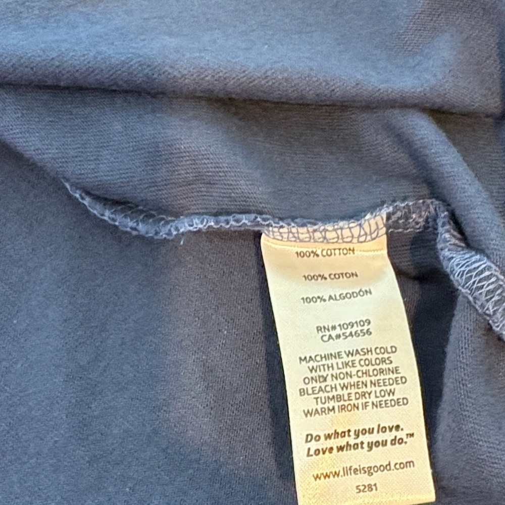 Life Is Good Men's Blue 'Start Me Up' Tee - Picture 9 of 9